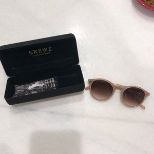 KREWE rose gold Taylor sunglasses